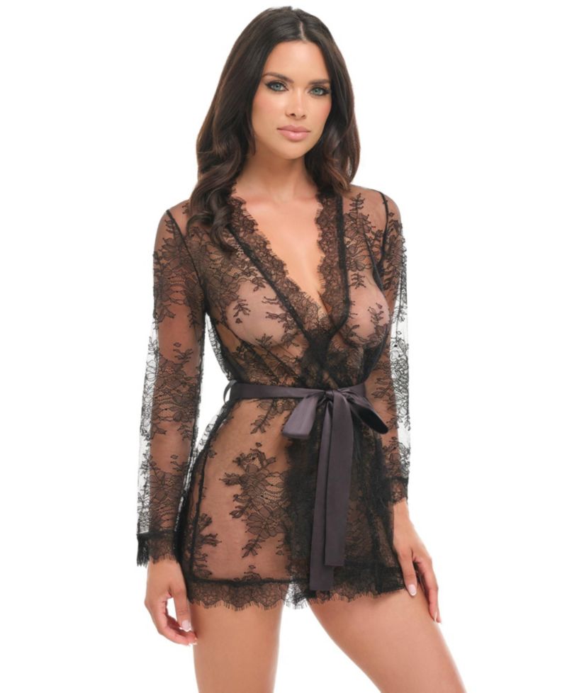 Women's Amour Short Lace Robe