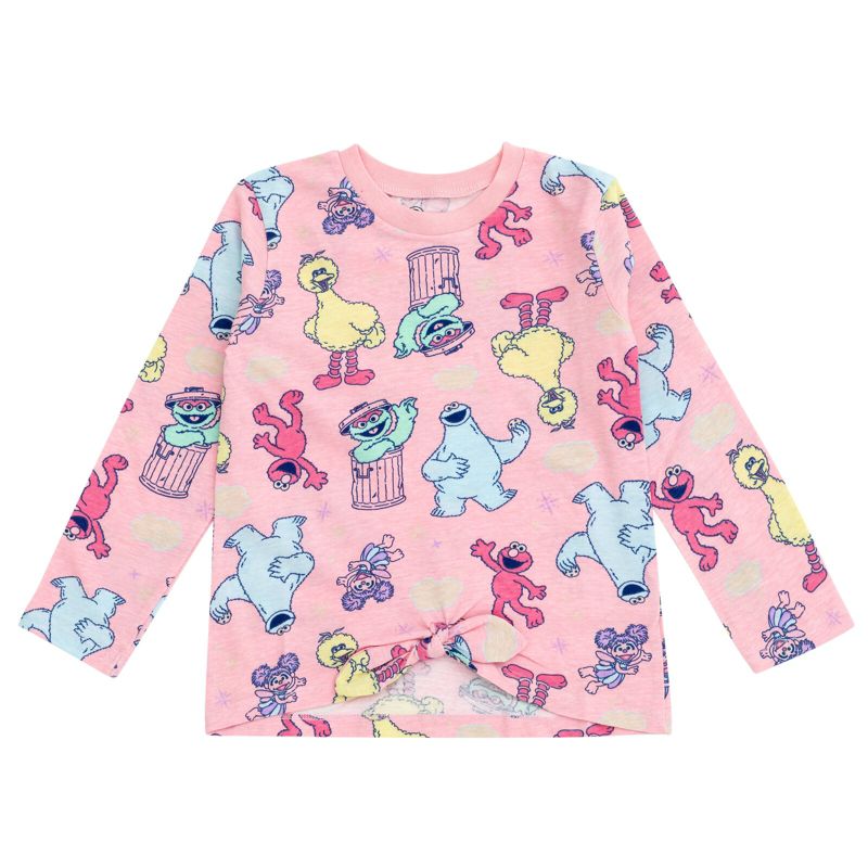 Toddler Girls (2T to 5T) 2-Pack Long Sleeve T-Shirts