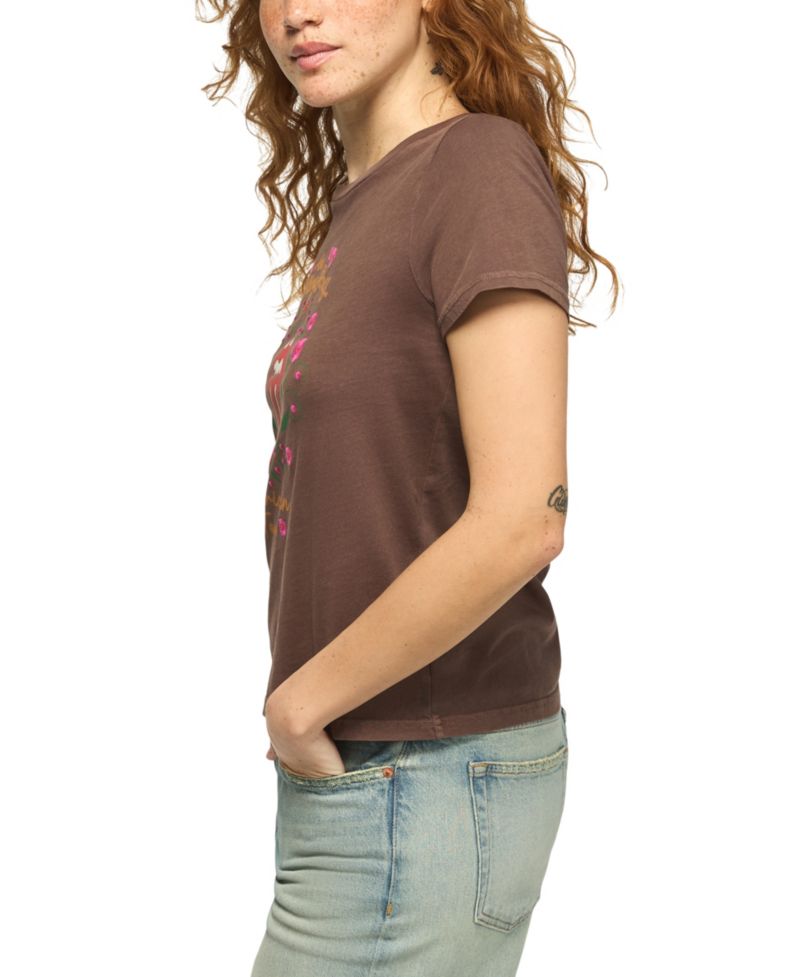 Women's The Rolling Stones American Tour Classic Crew neck Graphic Retro T-Shirt