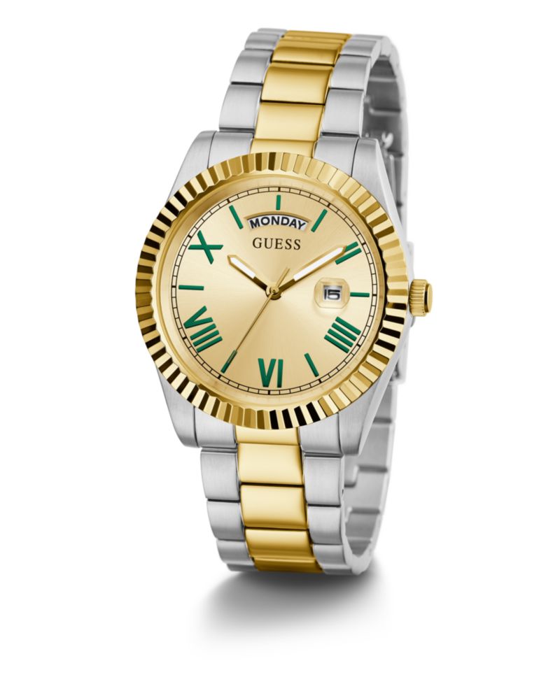 Men's Quartz Two-Tone Stainless Steel Watch 42mm
