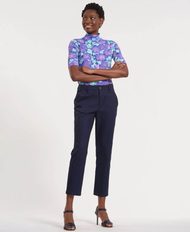 Women's Straight-Leg Ankle-Length Pants