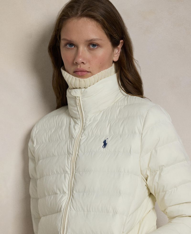 Women's Water-Resistant Packable Hooded Jacket