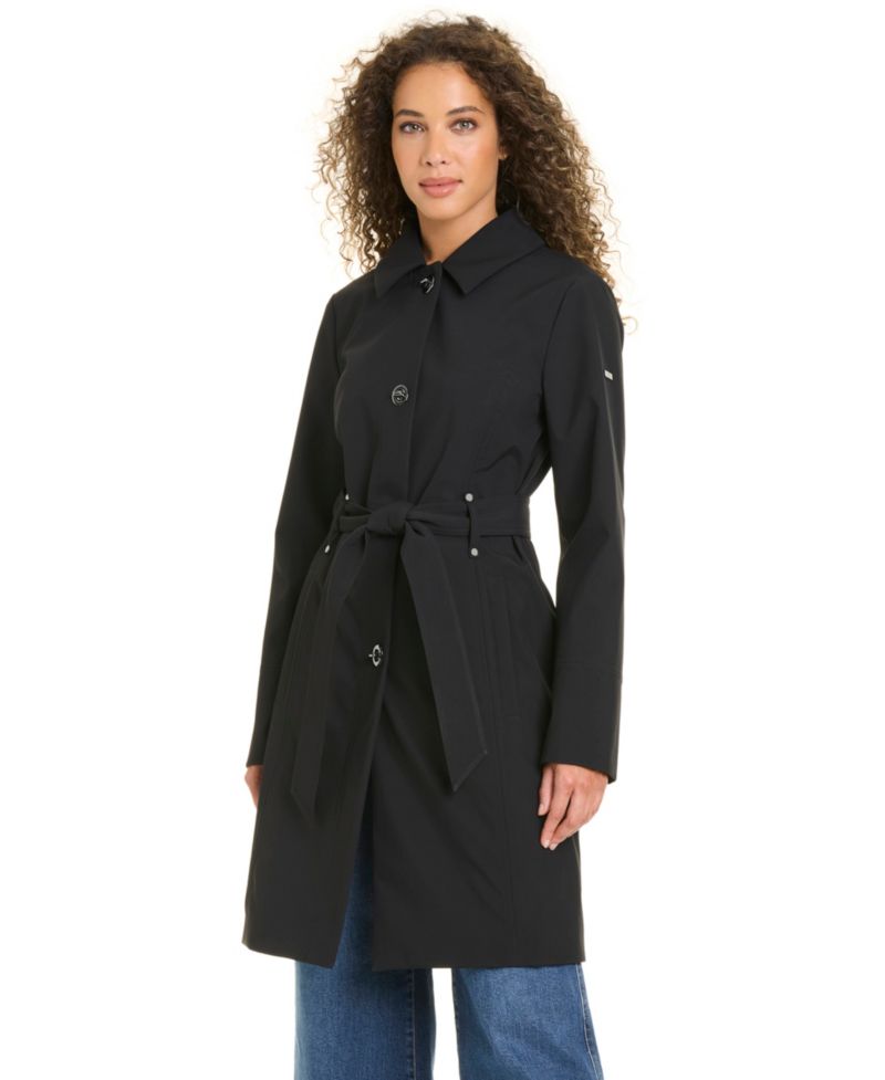 Women's Belted Softshell Coat