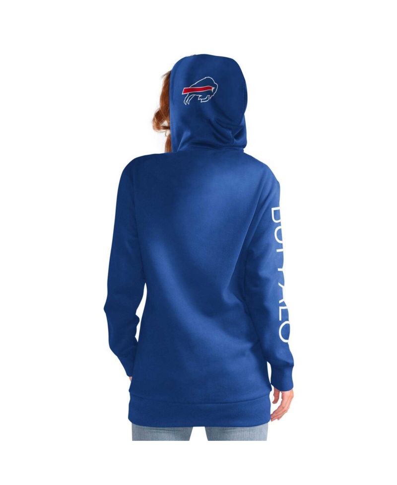 Women's Royal Buffalo Bills Extra Inning Pullover Hoodie