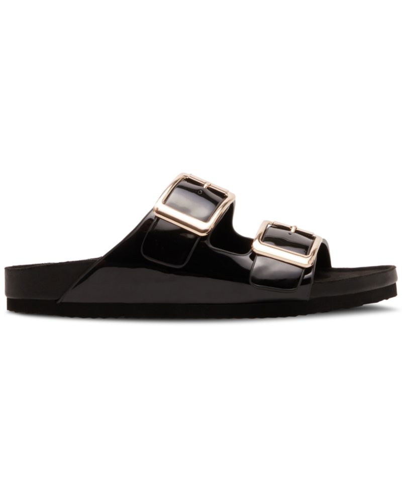 Bodie Buckle Footbed Slide Sandals