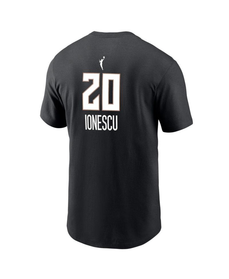 Men's Sabrina Ionescu Black New York Liberty Name & Number T-Shirt