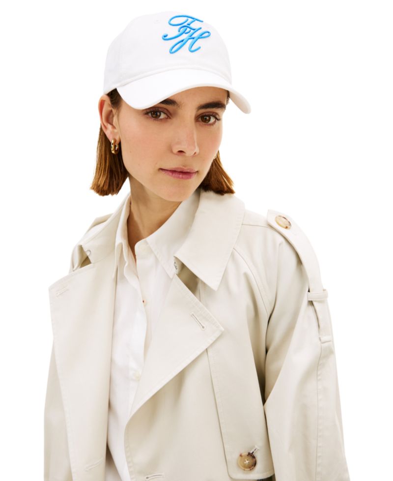 Women's Embroidered Script Logo Adjustable Baseball Cap