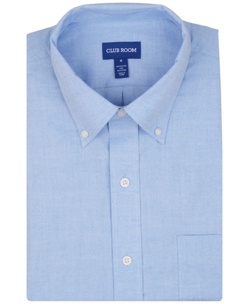 Men's Oxford Solid Dress Shirt