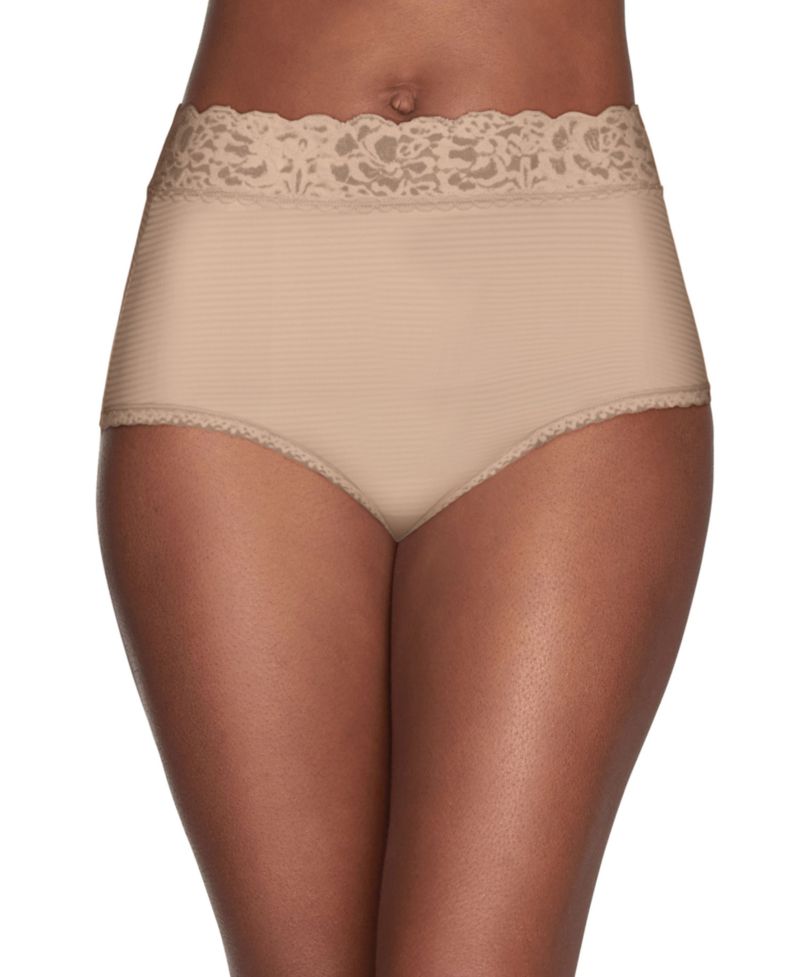 Vanity Fair Flattering Lace Stretch Brief Underwear 13281, also available in extended sizes