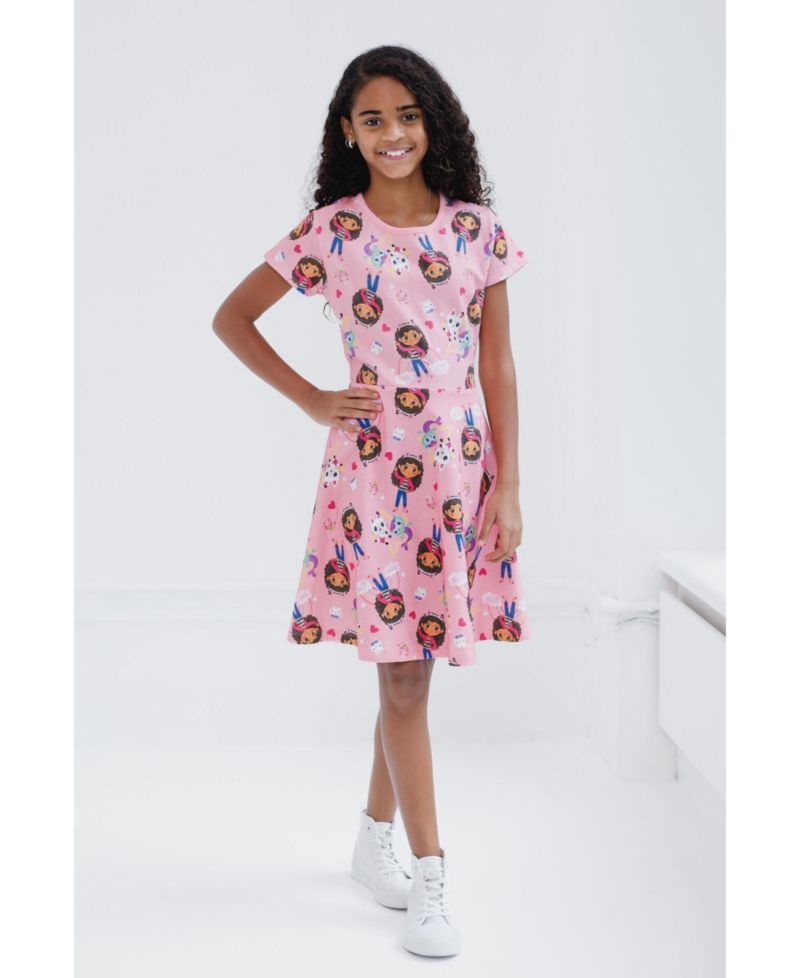 Girls' (6to 12)Short Sleeve Skater Dress