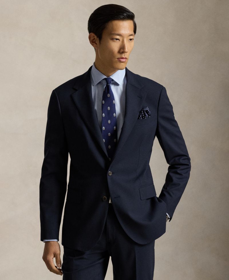 Men's Polo Modern-Fit Wool-Blend Suit Jacket