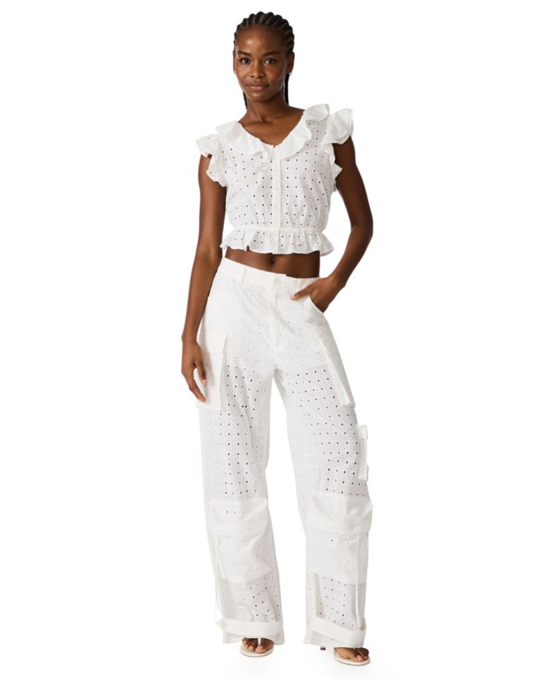 Women's Mayra Ruffled V-Neck Top