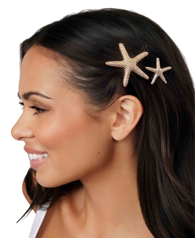 Starfish Barrette Set