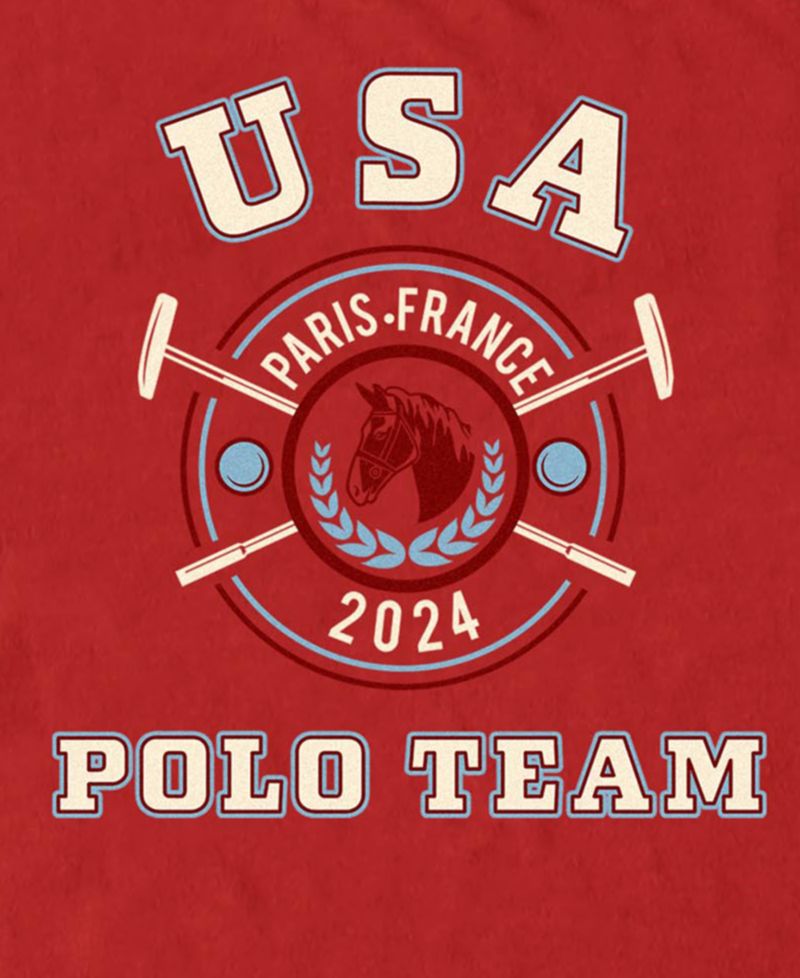 Men's Polo France Retro Graphic T-Shirt