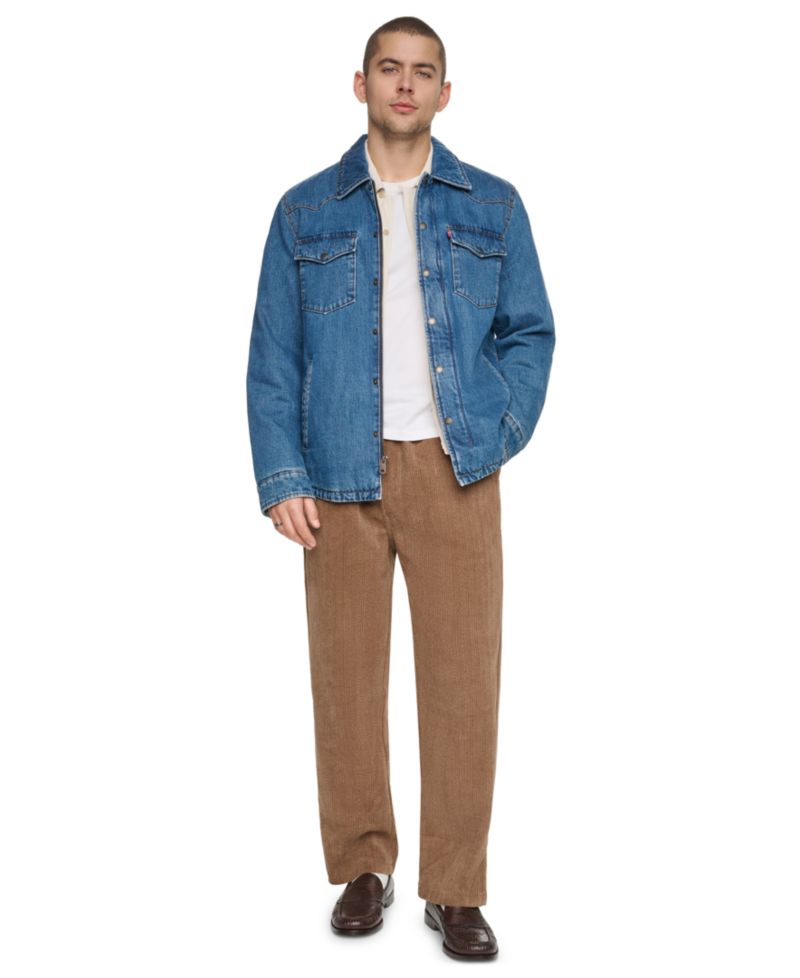 Men's Denim Filled Shacket