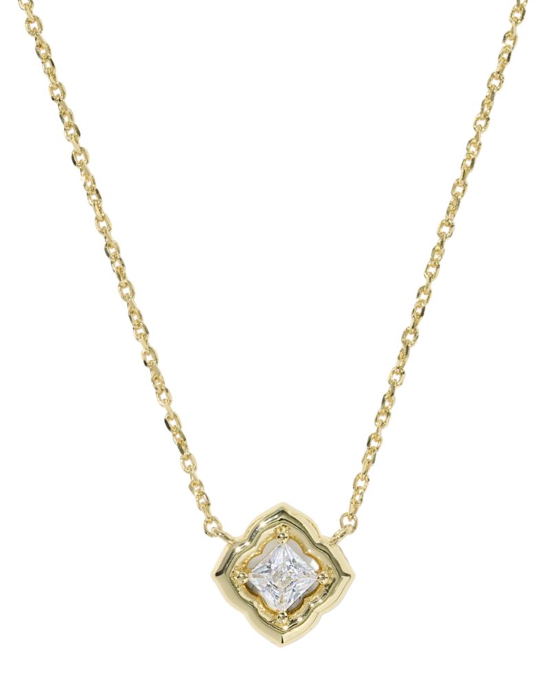 Crystal Mallory Short Pendant Necklace