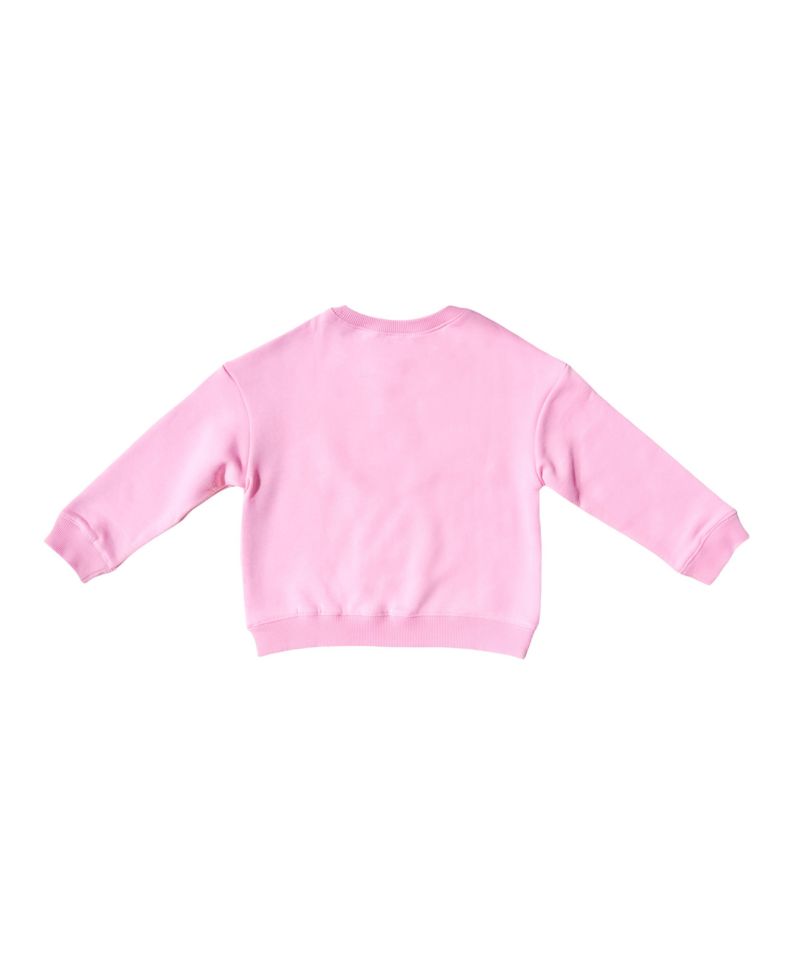 Girls Lil Sis Cotton Crewneck Sweatshirt