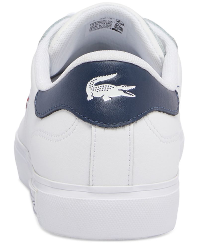 Powercourt Leather Lace-Up Tennis Sneakers
