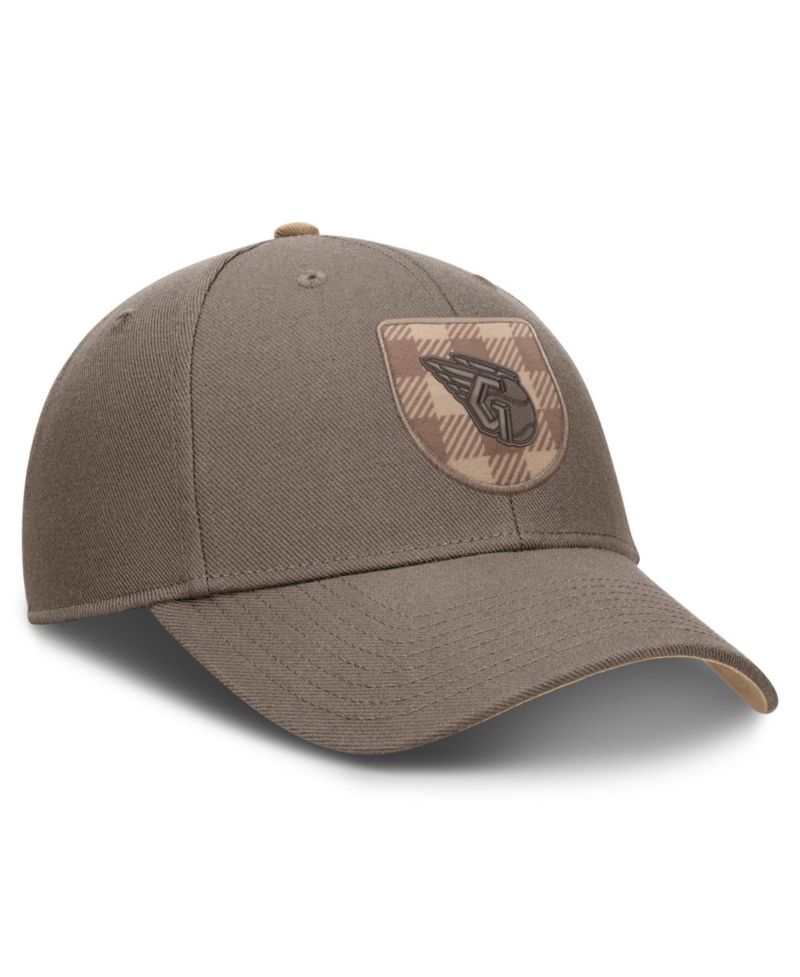 Men's Brown Cleveland Guardians Statement Rise Adjustable Hat