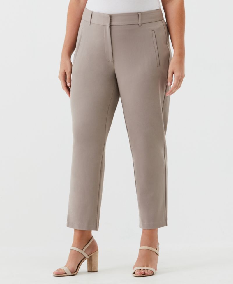 Petite Straight Leg Ankle Pants