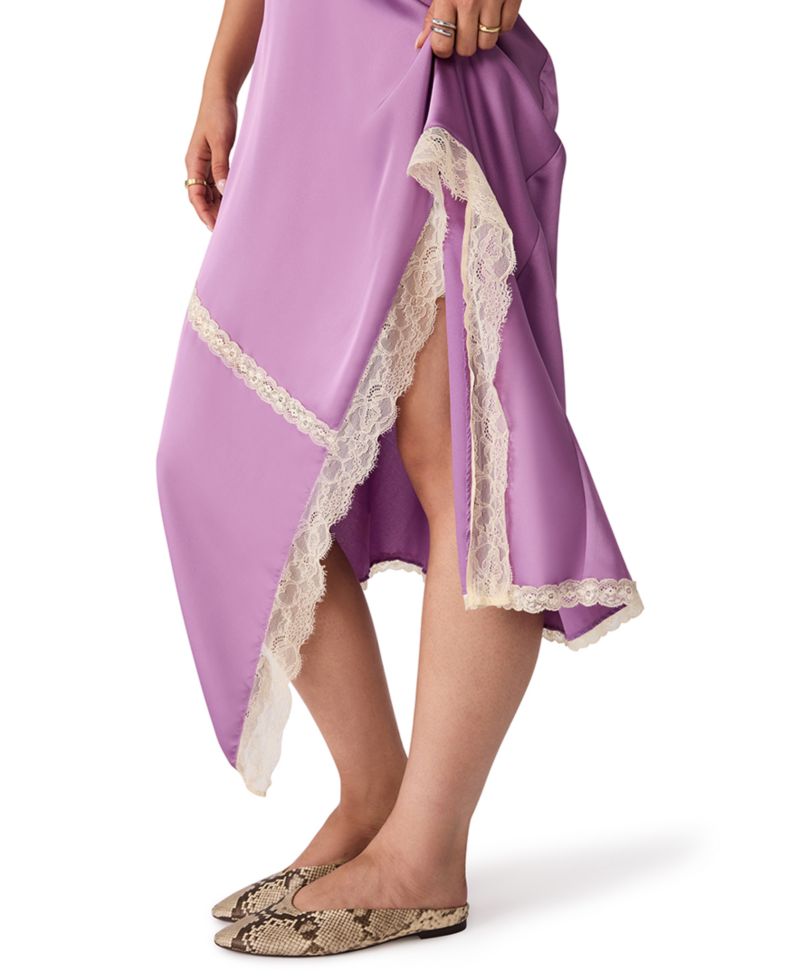 Women's Kamrynn Satin Fitted Asymmetrical Dress