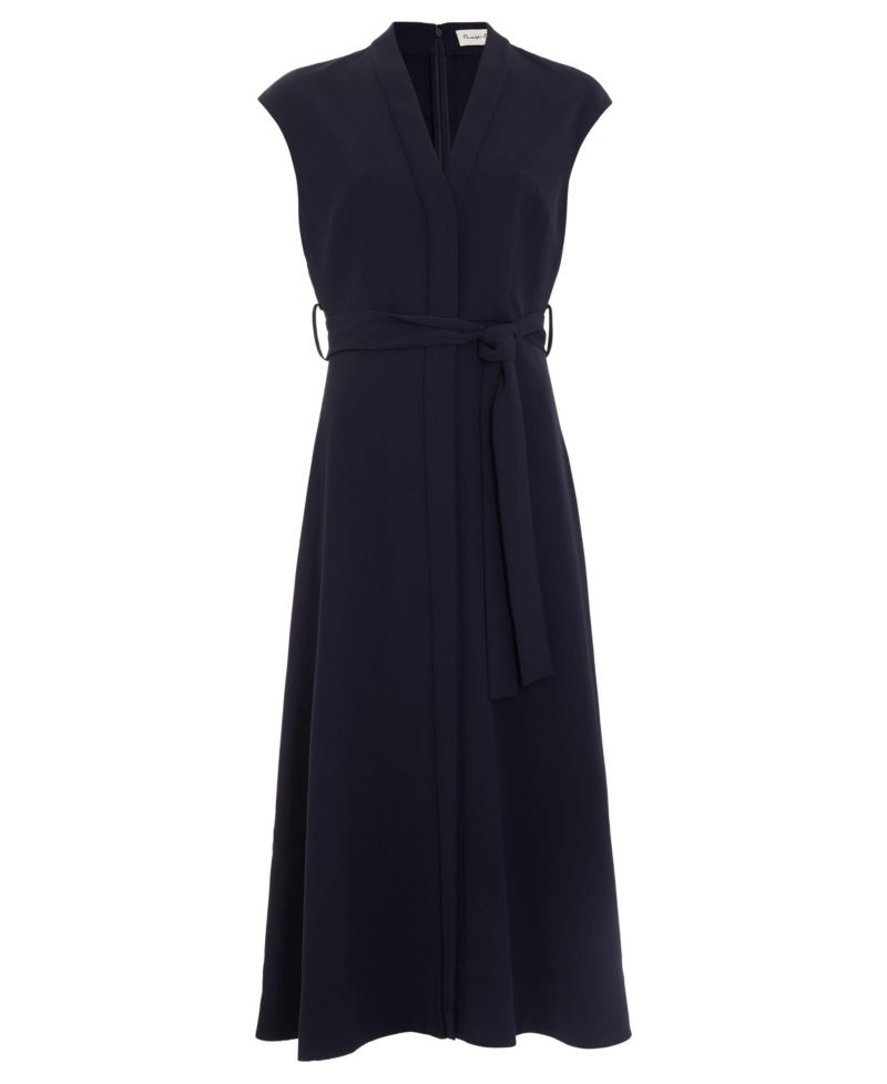 Women's Julie Wrap Belted Midi Dress