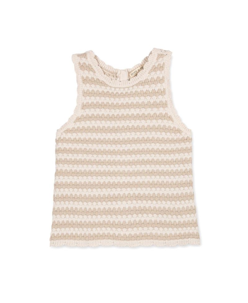 Women's Organic Button Back Sweater Tank