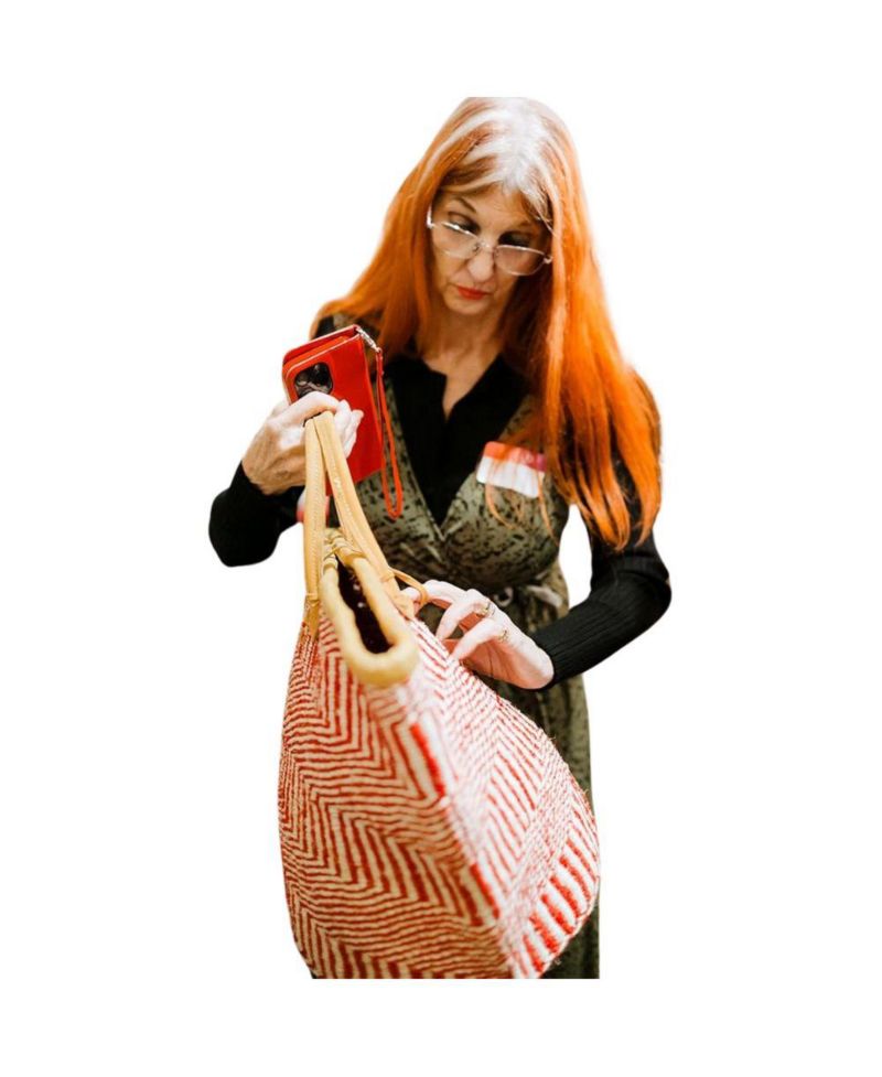Bold and Brave Handmade Sisal Basket Tote