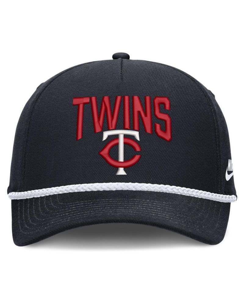Men's Navy Minnesota Twins Cooperstown Rise Adjustable Hat