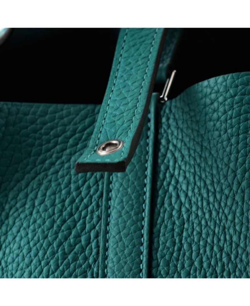 Pre-Owned HERMES Pre-Owned Hermes MM Picotin Lock Bag Clemence