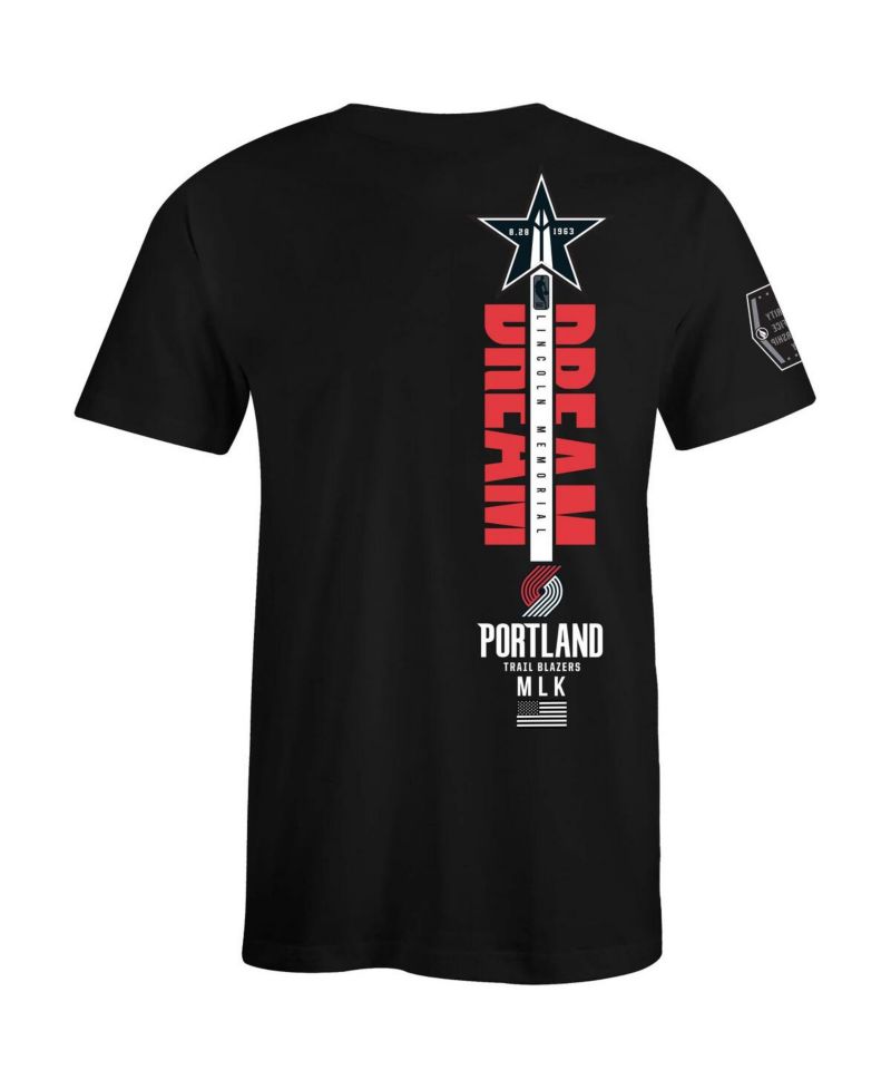 Men's and Women's x Black History Collection Black Portland Trail Blazers T-shirt