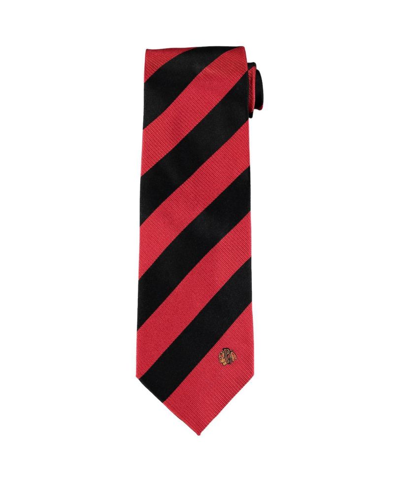 Men's Chicago Blackhawks Regiment Woven Silk Tie