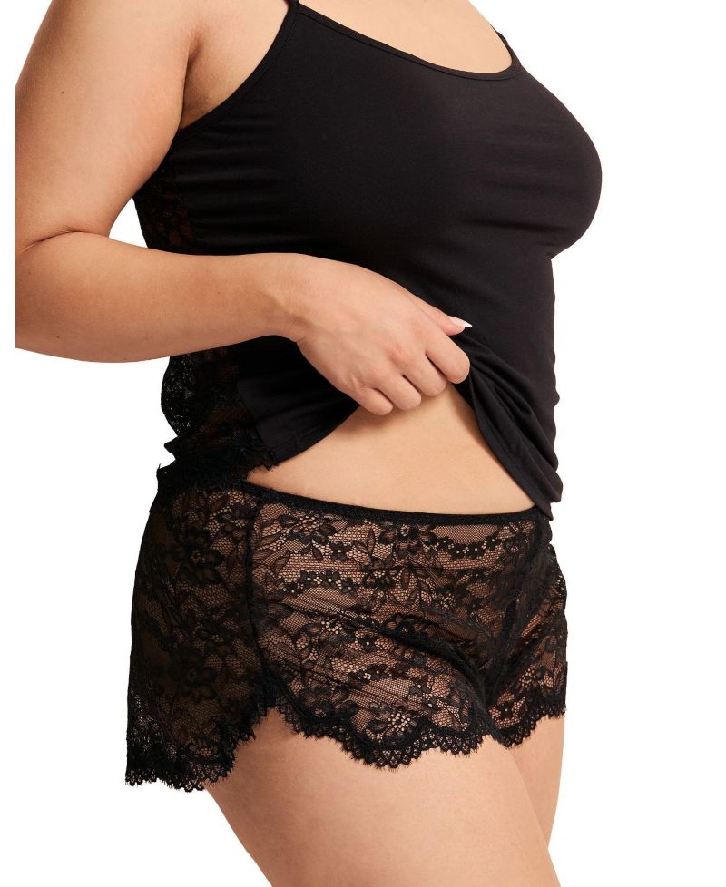 Plus Size Rain Cami & Shorts Set Lingerie