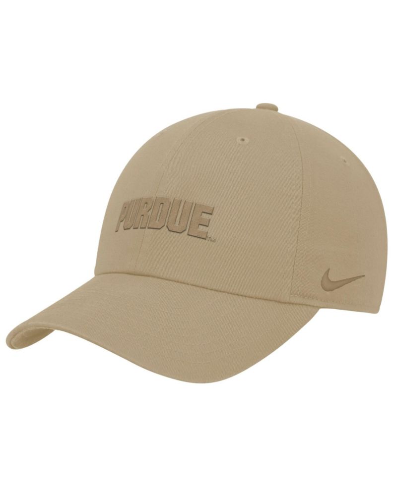 Men's Beige Purdue Boilermakers Club Adjustable Hat