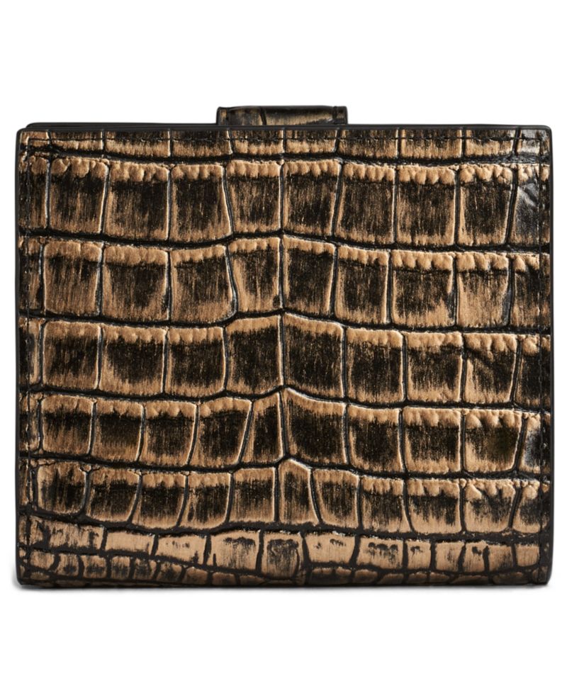 Women's Valley Stream Metallic Croco Small Wallet