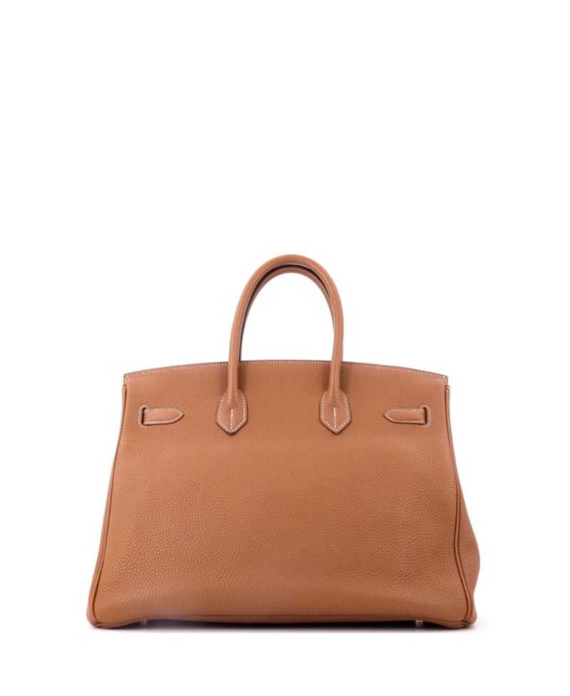 Birkin 35 Handbag Brown Togo with Gold Hardware
