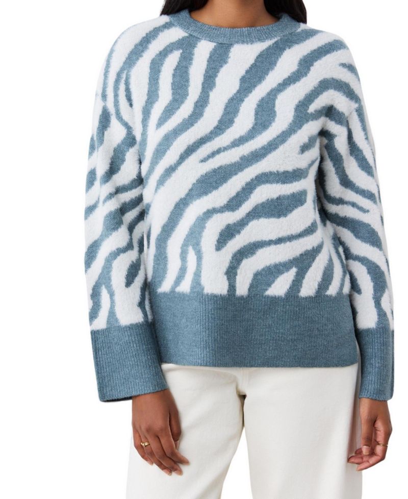Women's Tully Animal Print Long-Sleeve Sweater