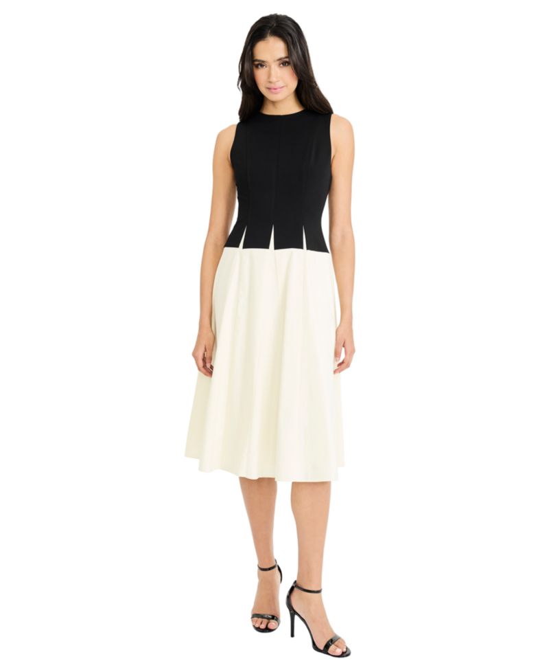 Women's Crew Neck Midi Dress