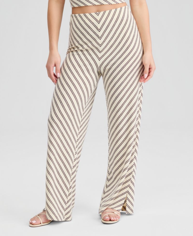 Petite Long Casual Flare Pants