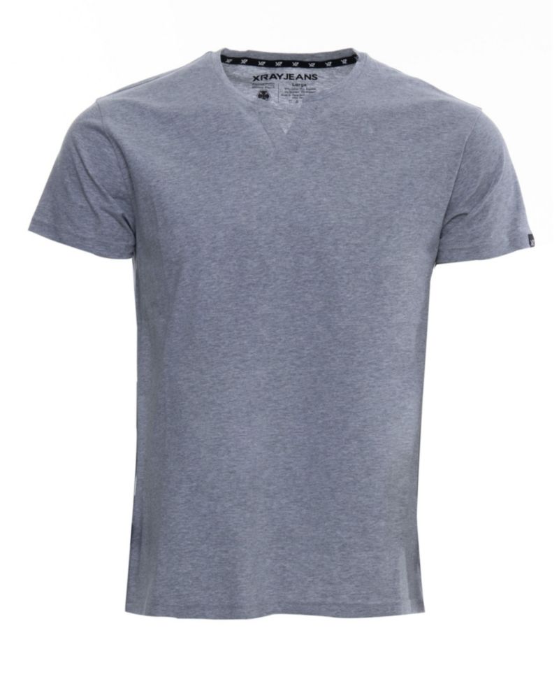Men's Basic V-Notch Neck Short Sleeve T-Shirt