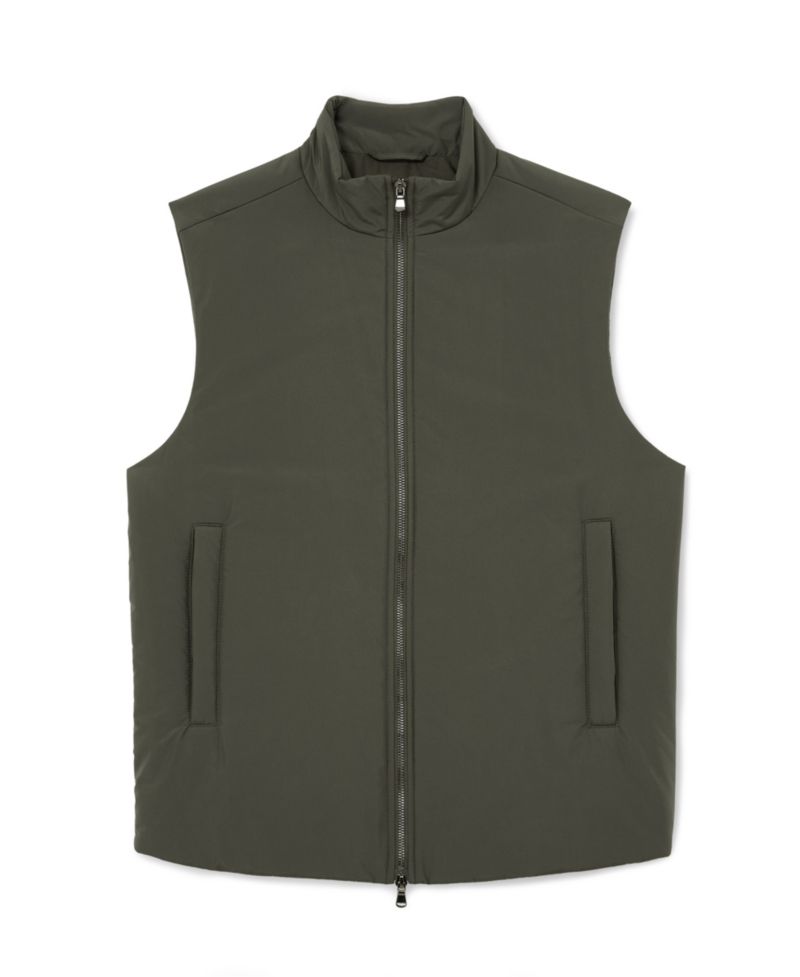 Men's Axel Padded Funnel-Neck Vest