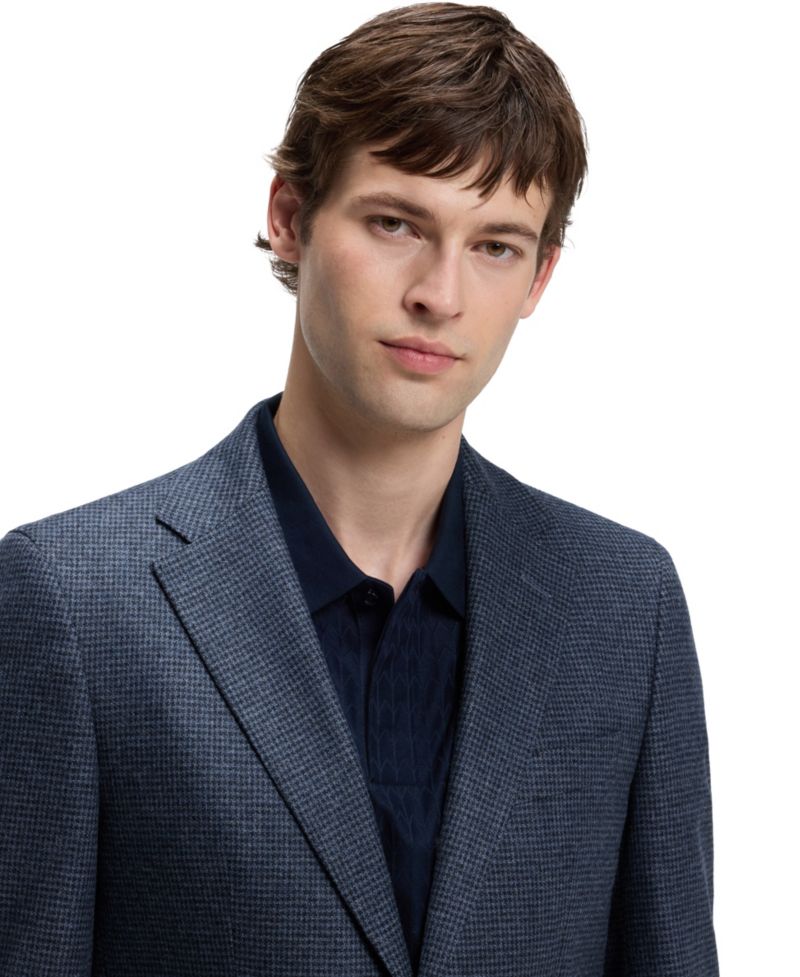 BOSS by Men's Wool-Cashmere Slim-Fit Blazer