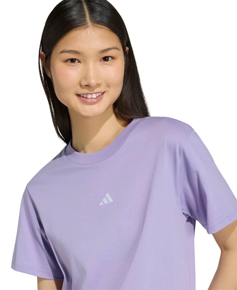 Plus Size Short-Sleeve Cotton Crewneck Logo T-Shirt