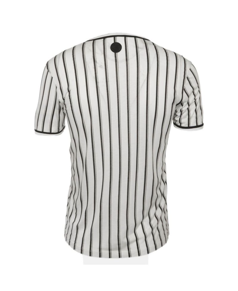 Women's Striped Jersey Scoop Neck T-Shirt
