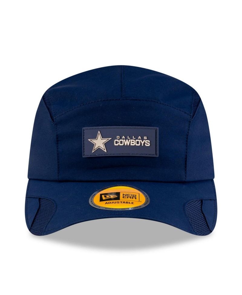 Men's Navy Dallas Cowboys 2025 Sideline Runner Adjustable Hat