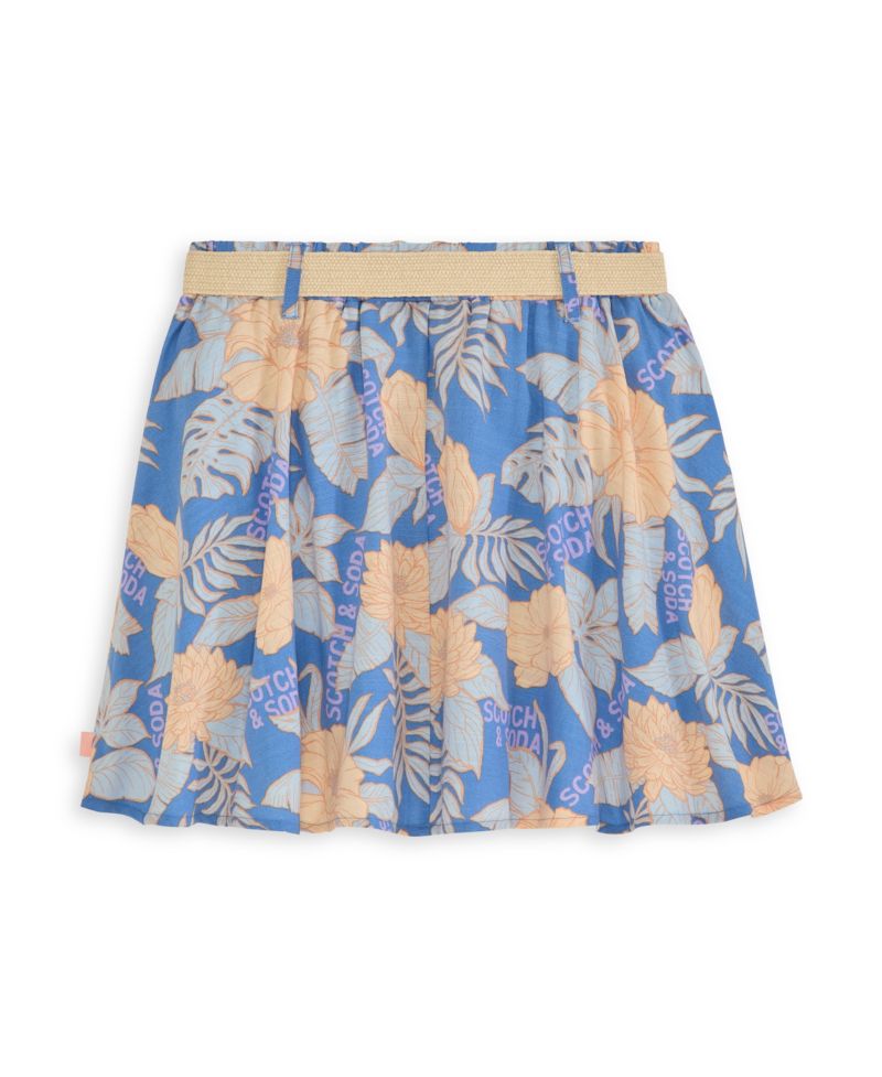Big Girls Elastic Waist Full Skirt