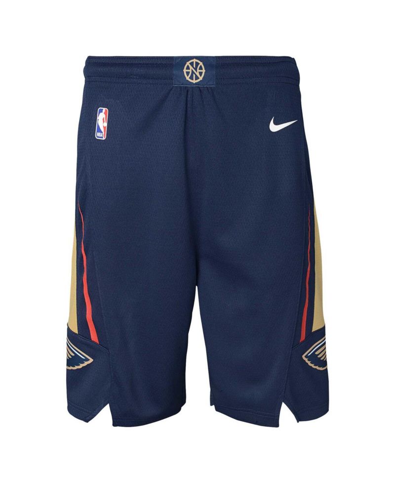 Big Boys and Girls Navy New Orleans Pelicans Swingman Performance Shorts – Icon Edition