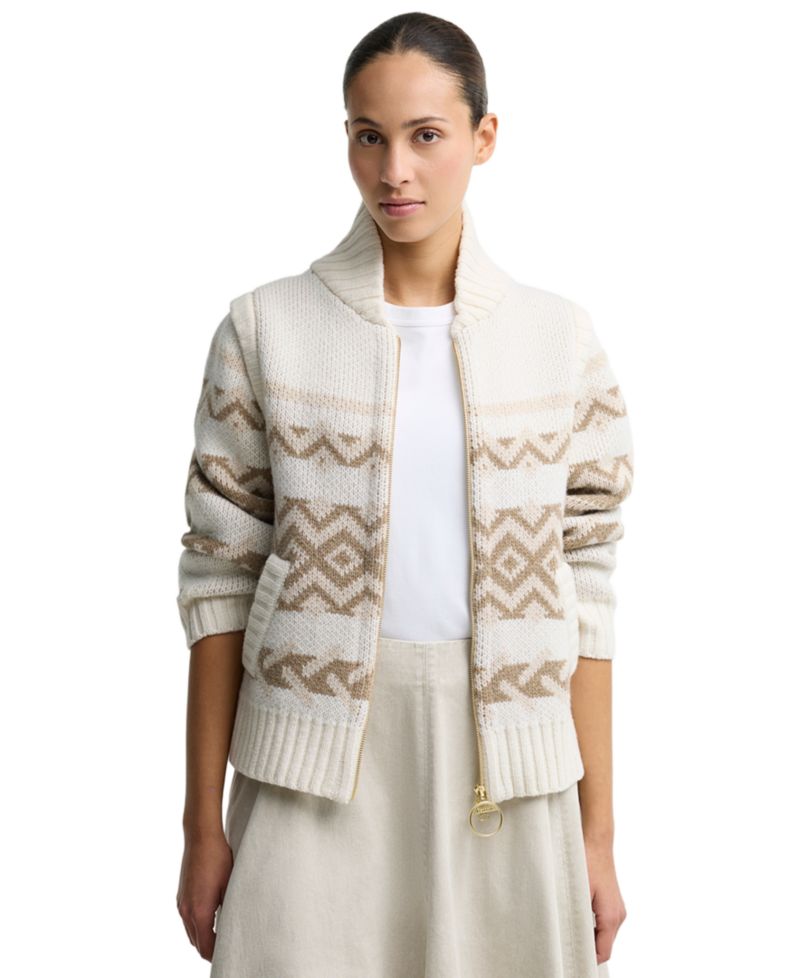 Women's Maplewood Fair-Isle Wool-Blend Cardigan