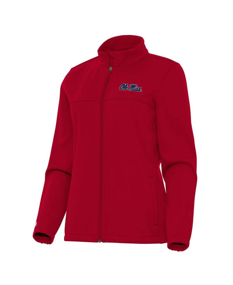 Women's Red Ole Miss Rebels Links 2 Golf Full-Zip Jacket