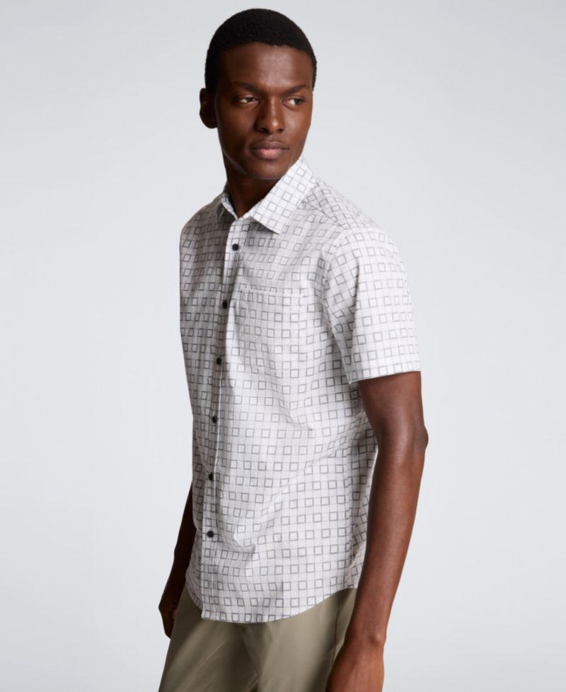 Men's Short-Sleeve Slim-Fit Shirt